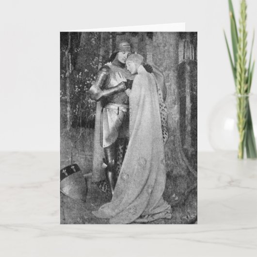 Mittelalterliche Alters-Gruß-/Anmerkungs-Karte Karte (Vorderseite)