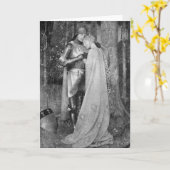 Mittelalterliche Alters-Gruß-/Anmerkungs-Karte Karte (Gelbe Blume)