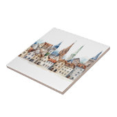 Mittelalterliche Altstadt Fliese (Seite)
