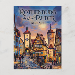 Mittelalterliche Altstadt, Rothenburg ob der Taube Postkarte