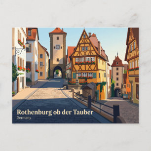 Mittelalterliche Altstadt, Rothenburg ob der Taube Postkarte