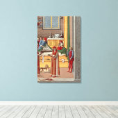 Mittelalterliche Amputationsszene Leinwanddruck (Insitu (Holzboden))