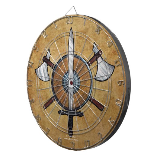 Mittelalterliche Arme Dartscheibe (Vorderseite rechts)