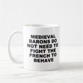 Mittelalterliche Barons-Tasse Kaffeetasse (Links)