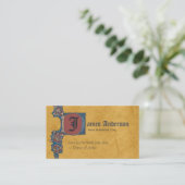 Mittelalterliche Beleuchtung Bute CC0263 Fügen Sie Visitenkarte (Stehend Vorderseite)