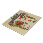 MITTELALTERLICHE BESTIARISCHE EINHEIT, Rhino und K Fliese (Seite)