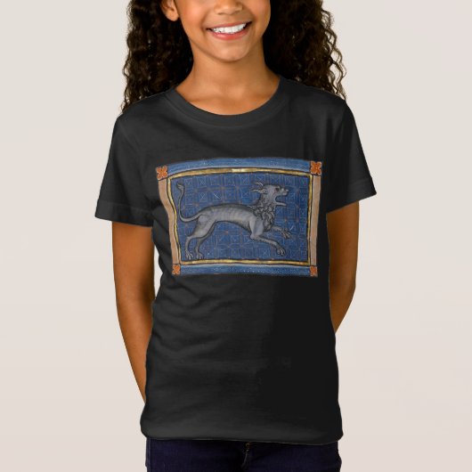Mittelalterliche Bestiary Hyena c. 1270 T-Shirt (Vorderseite)