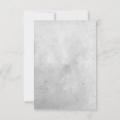 Mittelalterliche Beton- und Gold-UAWG RSVP Karte (Rückseite)