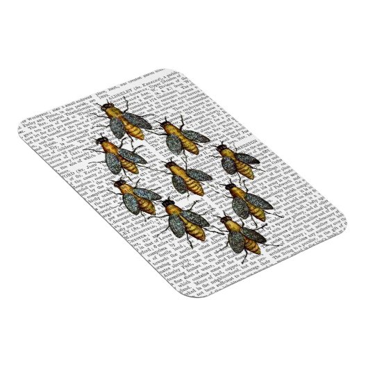 Mittelalterliche Bienen 2 Magnet (Rechte Seite)