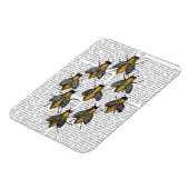 Mittelalterliche Bienen 2 Magnet (Linke Seite)