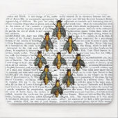 Mittelalterliche Bienen 2 Mousepad (Vorne)