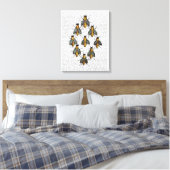 Mittelalterliche Bienen Leinwanddruck (Insitu (Schlafzimmer))