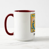 mittelalterliche blorbeleuchtete Letter J Monogram Tasse (Links)