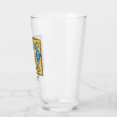 mittelalterliche blorleuchte Letter P Monogramm Glas (Links)