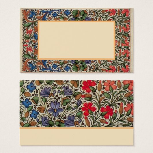 Mittelalterliche Blume (Vorne & Hinten)