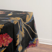 Mittelalterliche Blume auf Schwarz Tischdecke (Beispiel)