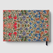 mittelalterliche Blumenborder Mille Fleurs Gästebuch (Rückseite)