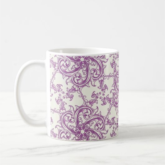 mittelalterliche Blumengefäß Kaffeetasse (Links)
