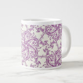 mittelalterliche Blumengefäß Kaffeetasse Jumbo-Tasse (Vorderseite Rechts)