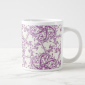 mittelalterliche Blumengefäß Kaffeetasse Jumbo-Tasse (Rechts)