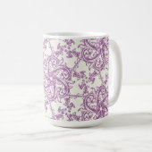 mittelalterliche Blumengefäß-Kaffeetasse Kaffeetasse (VorderseiteRechts)
