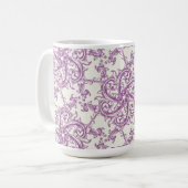 mittelalterliche Blumengefäß-Kaffeetasse Kaffeetasse (Vorderseite Links)