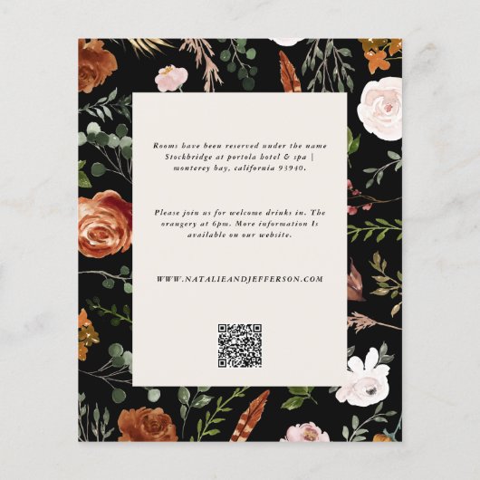 Mittelalterliche Blumenkirche Einladung Flyer (Hinten)