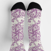 mittelalterliche Blumenmuster Socken (Oben)