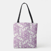 mittelalterliche Blumenmuster-Tasche Tasche (Rückseite)