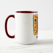 Mittelalterliche blutlichtbeleuchtete Letter H Mon Tasse (Links)