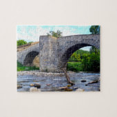 Mittelalterliche Brücke in Zubiri Puzzle (Horizontal)