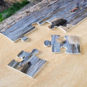 Mittelalterliche Brücke in Zubiri Puzzle (Seite)