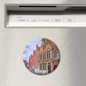 Mittelalterliche bunte Ziegelhäuser in Brügge, Bel Magnet (In Situ (Geschirrspüler))