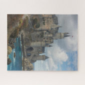Mittelalterliche Burg am Meer Puzzle (Horizontal)