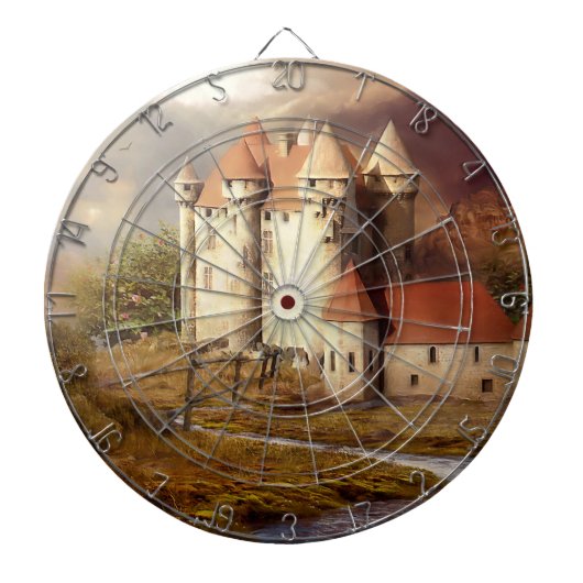 Mittelalterliche Burg Dartscheibe (vorne)