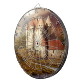 Mittelalterliche Burg Dartscheibe (Vorderseite rechts)