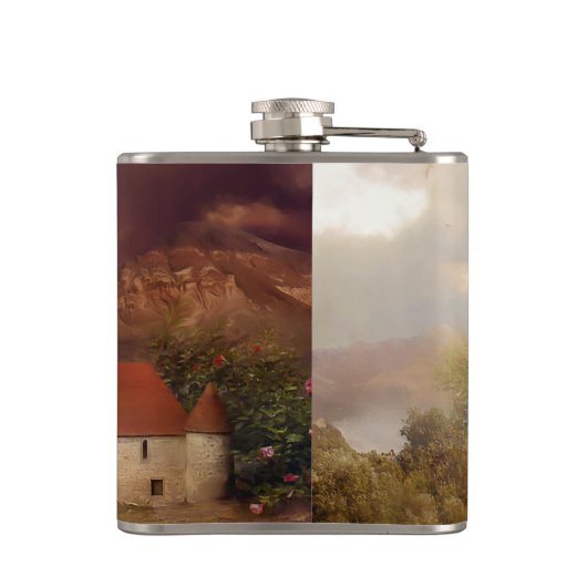 Mittelalterliche Burg Flachmann (Rückseite)