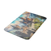 Mittelalterliche Burg im Tal des Massivs Badematte (Schrägansicht)