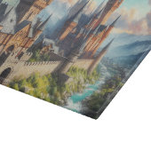 Mittelalterliche Burg im Tal des Massivs Schneidebrett (Ecke)