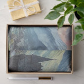 Mittelalterliche Burg im Tal des Massivs Seidenpapier (Geschenk)