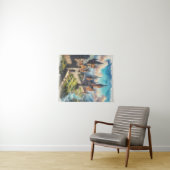 Mittelalterliche Burg im Tal des Massivs Wandteppich (Beispiel (Horizontal))