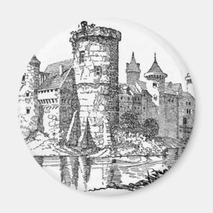 Mittelalterliche Burg Magnet