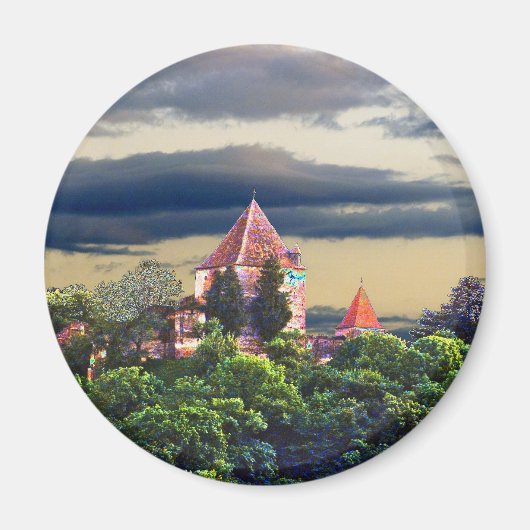 mittelalterliche Burg Magnet (Vorne)