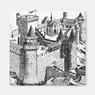 Mittelalterliche Burg Magnet