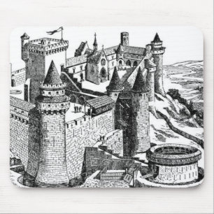 Mittelalterliche Burg-Mauspad Mousepad