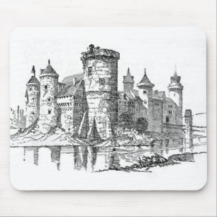 Mittelalterliche Burg Mouse Pad Mousepad