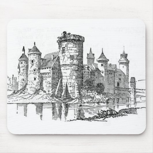 Mittelalterliche Burg Mouse Pad Mousepad (Vorne)