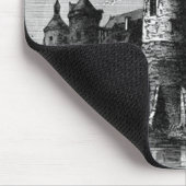 Mittelalterliche Burg Mouse Pad Mousepad (Ecke)