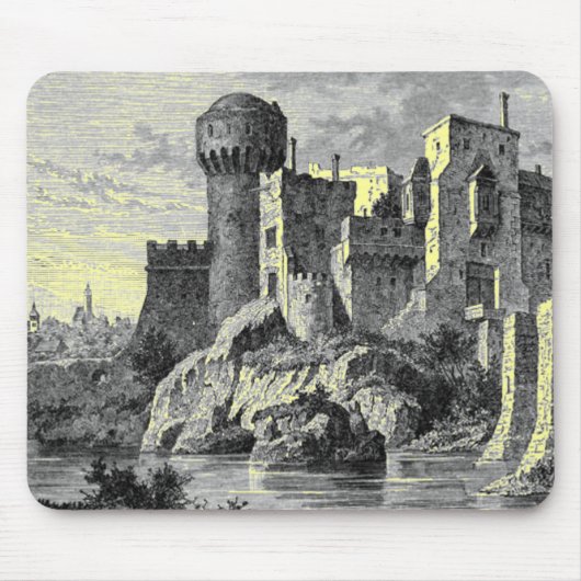 Mittelalterliche Burg Mouse Pad Mousepad (Vorne)