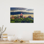 mittelalterliche Burg Poster (Küche)